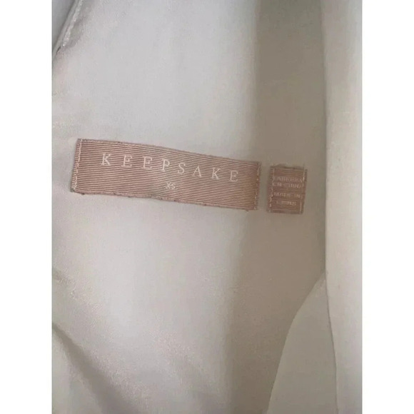 KEEPSAKE Womens Dress Dream On Mini Sleeveless Elegant Stylish Ivory Size XS - Picture 6 of 9